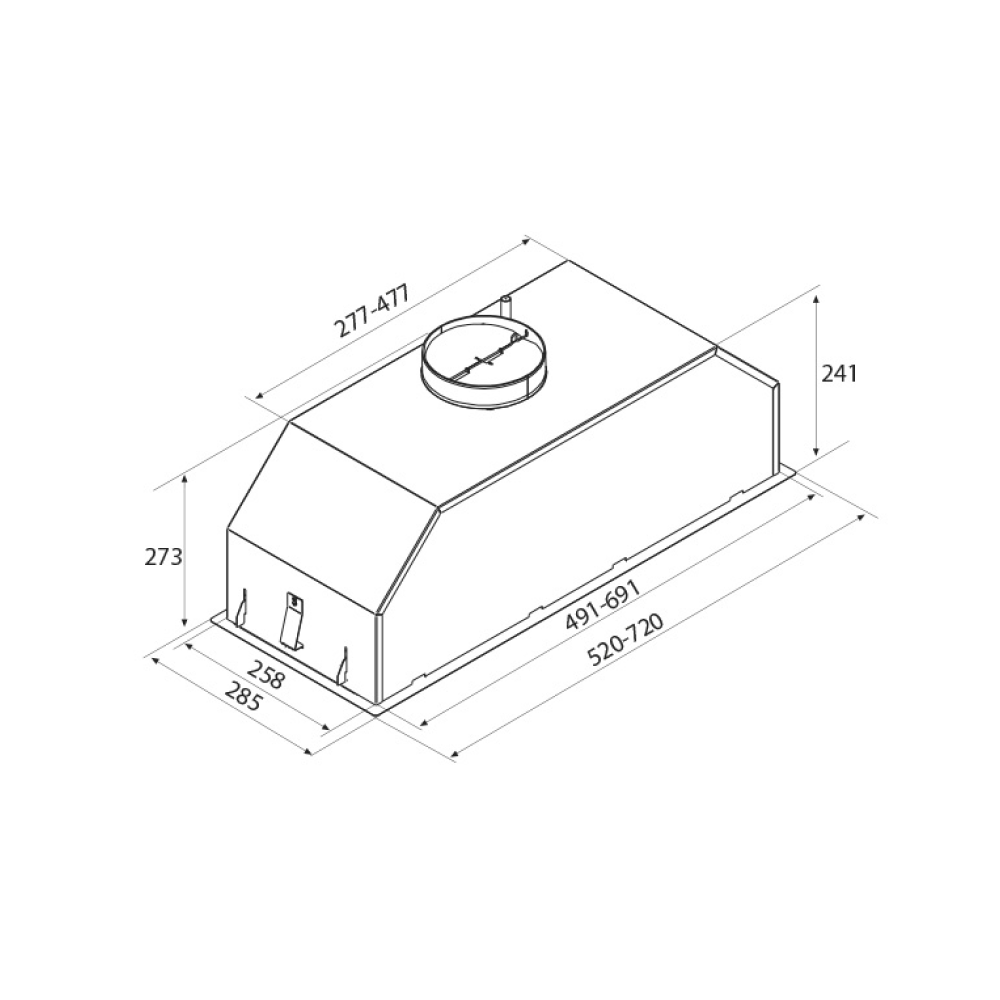 Airforce Modulo POP crna mat