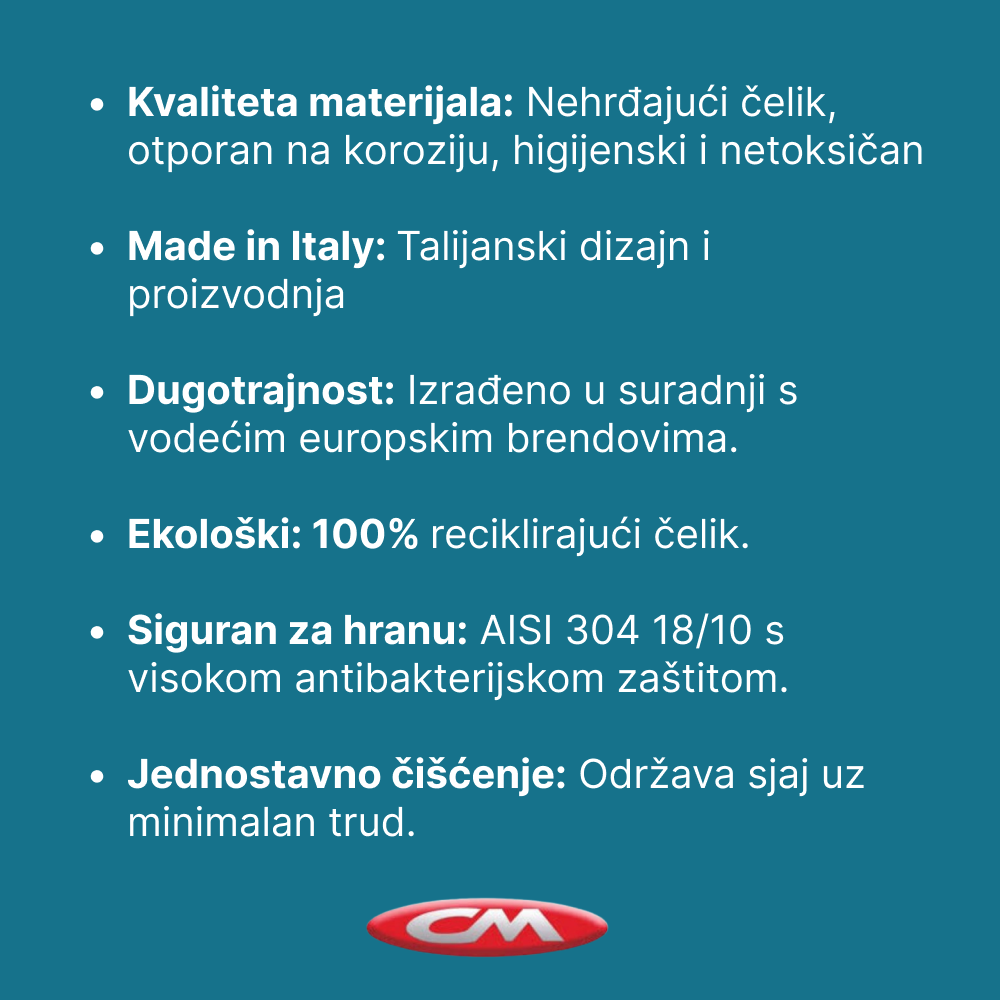 Sudoper CM CINZIA ø 37,5 podpultni