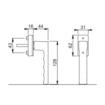 HOPPE Poluoliva NEW YORK Secustic 0810/US10 F9 (7×32-42 mm) varijabilni štift 45°