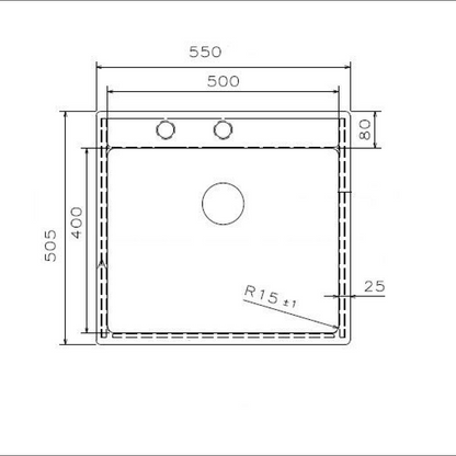 Sink Solution Tap Wing R15 + pop up