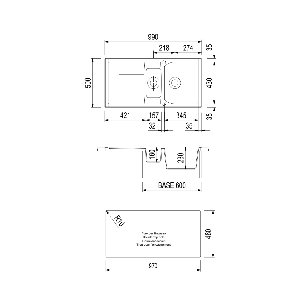 Sudoper Plados Chorax UCX 0991